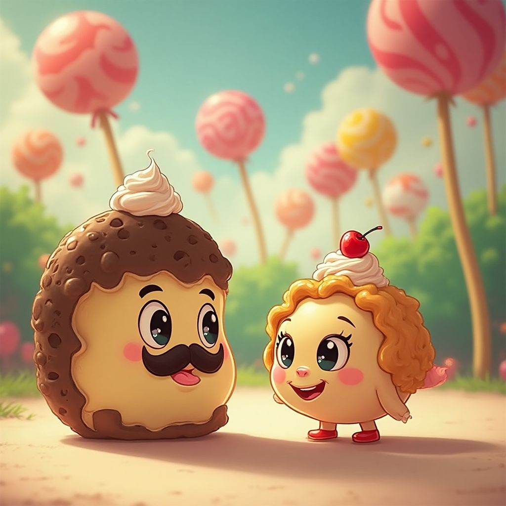 Cutie Pie and the Ice Cream Showdown cover illustration