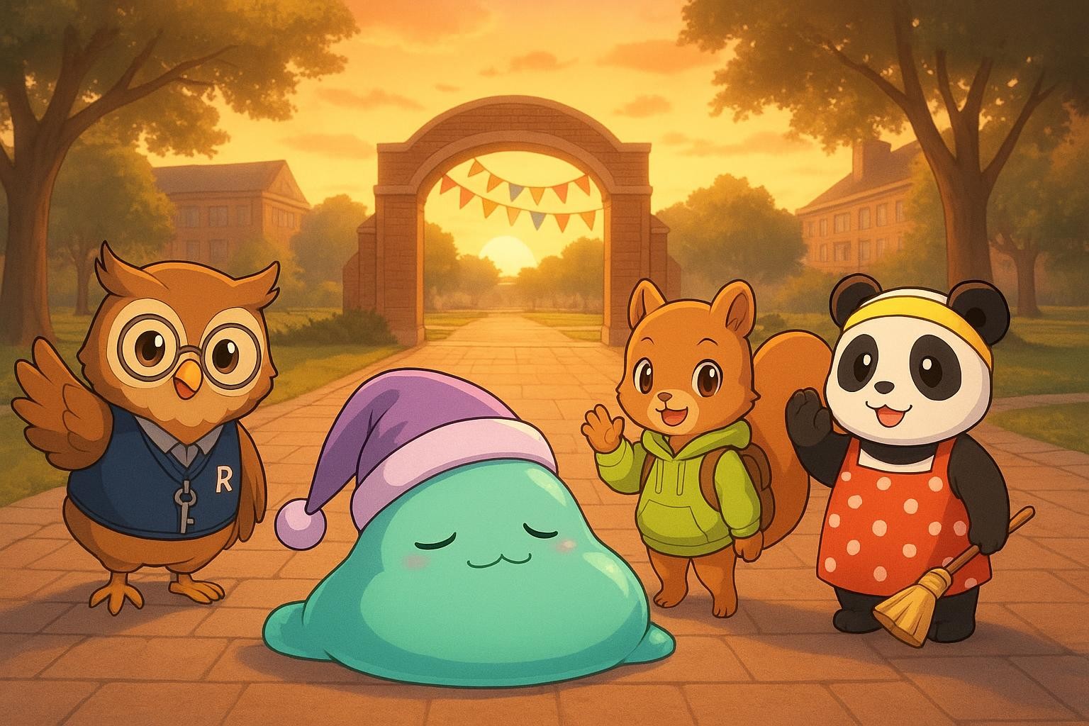 Nightcap Notes and the Glow-Path Party cover illustration