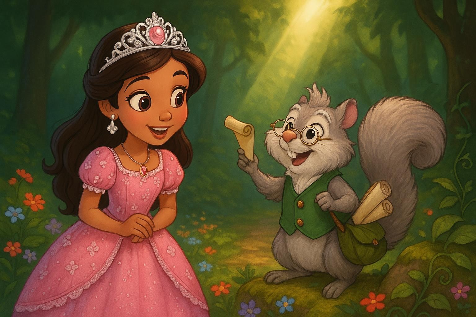 Sofia and the Secret Forest Calculus cover illustration