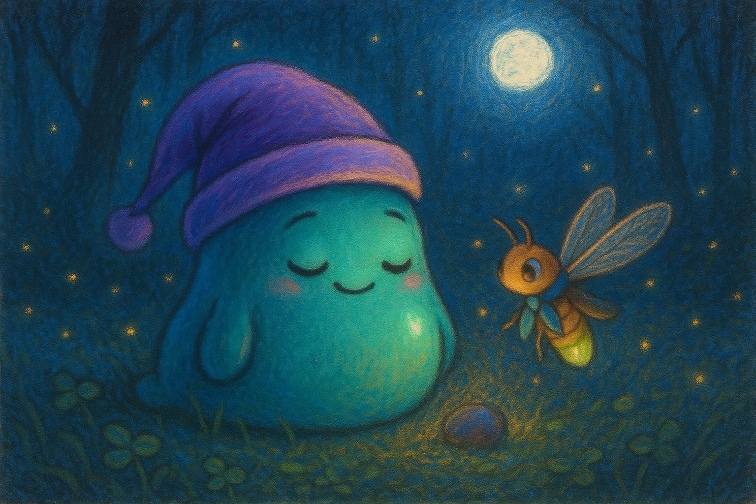 Sleepy Slime and the Slippery Shimmerstone cover illustration