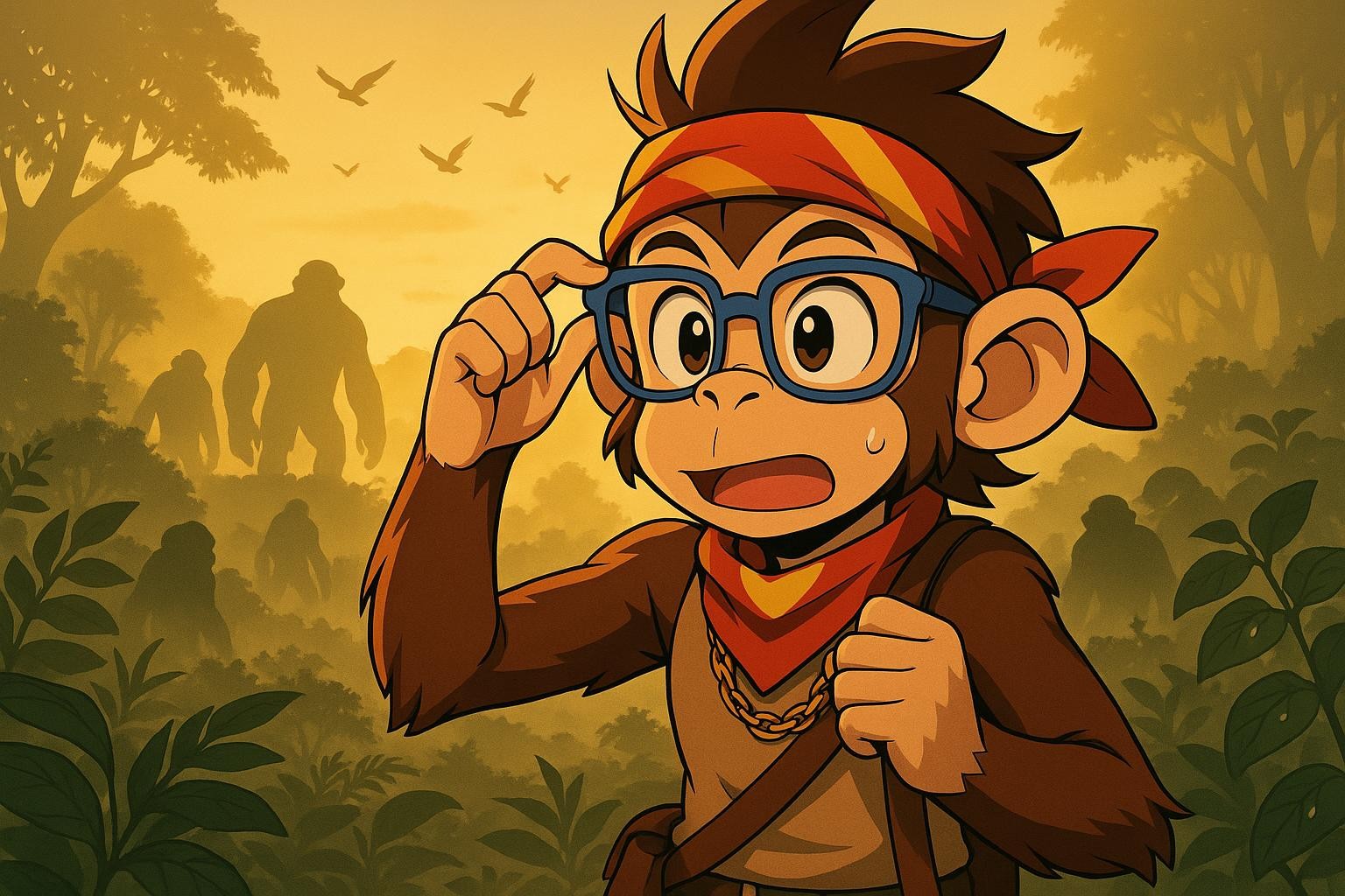 Bandanas, Blue Glasses, and the Boundary Beat cover illustration