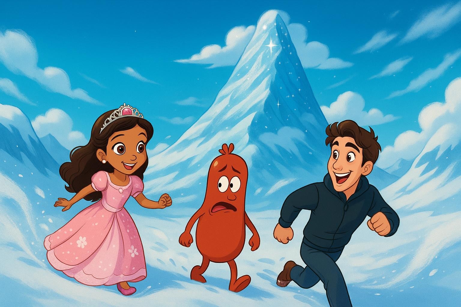 Sofia, Whimpy Weiner, and Justin’s Icy Summit Surprise cover illustration