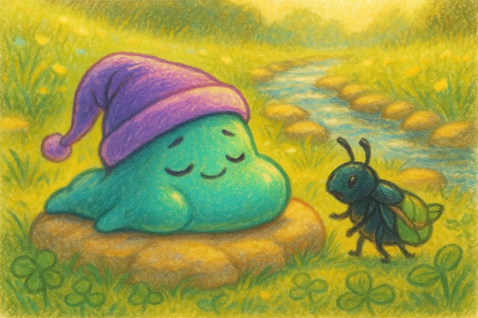 Crescent Lullaby and the Beetle’s Bright Problem cover illustration