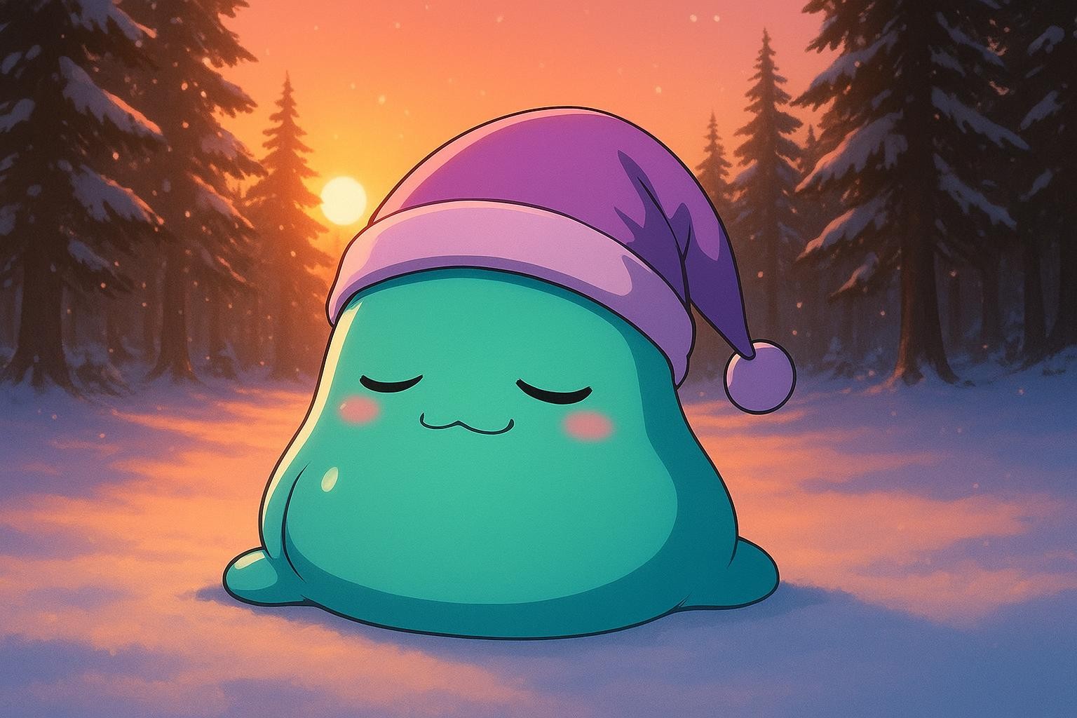 Sleepy Slime's Big Canadian Adventure cover illustration