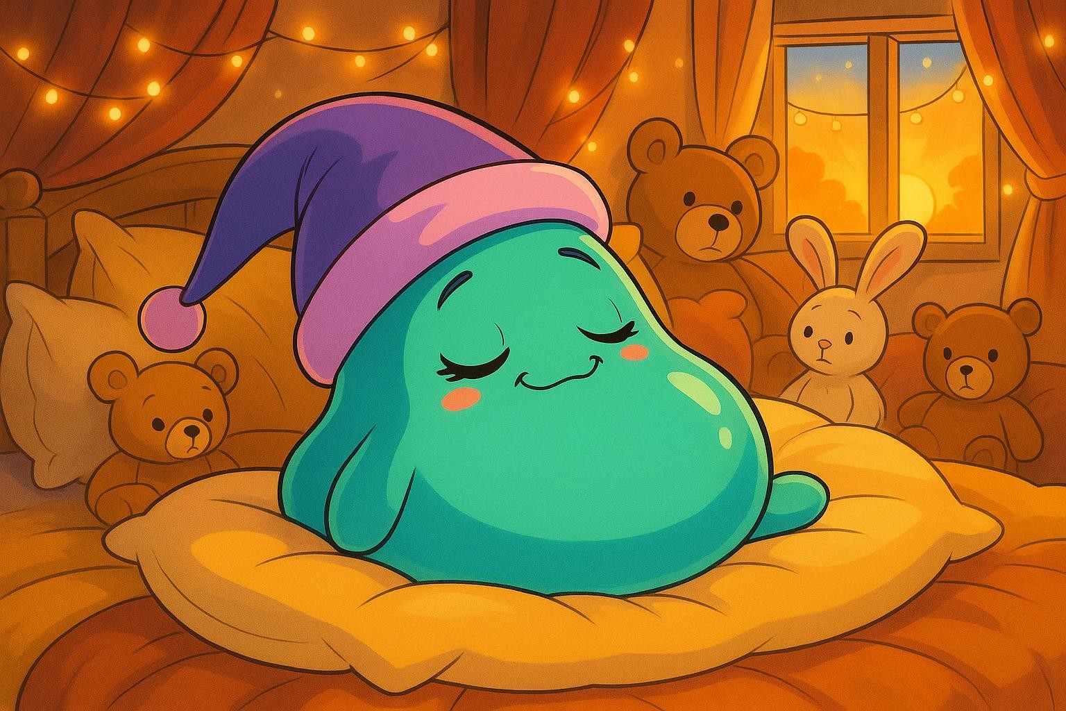 Sleepy Slime's Surprising Sunrise cover illustration