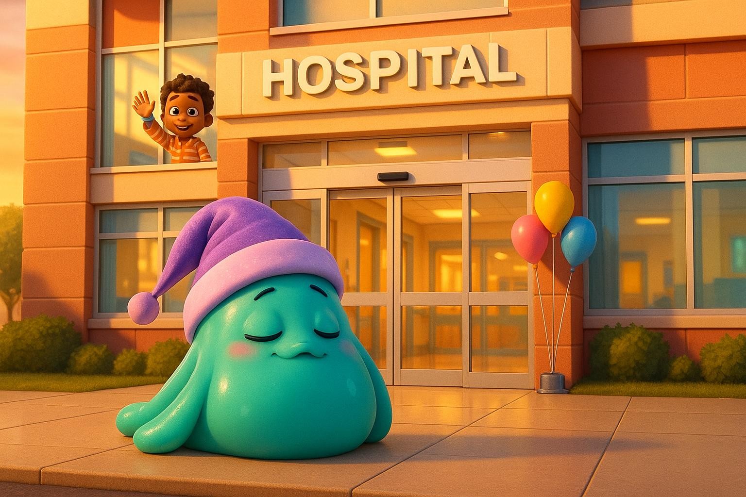 The Snore Hospital Blues cover illustration