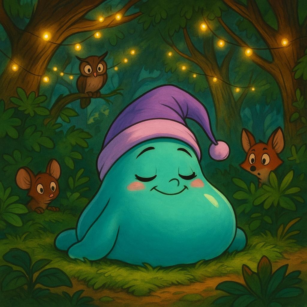 The Sleepy Slime's Patience Quest cover illustration