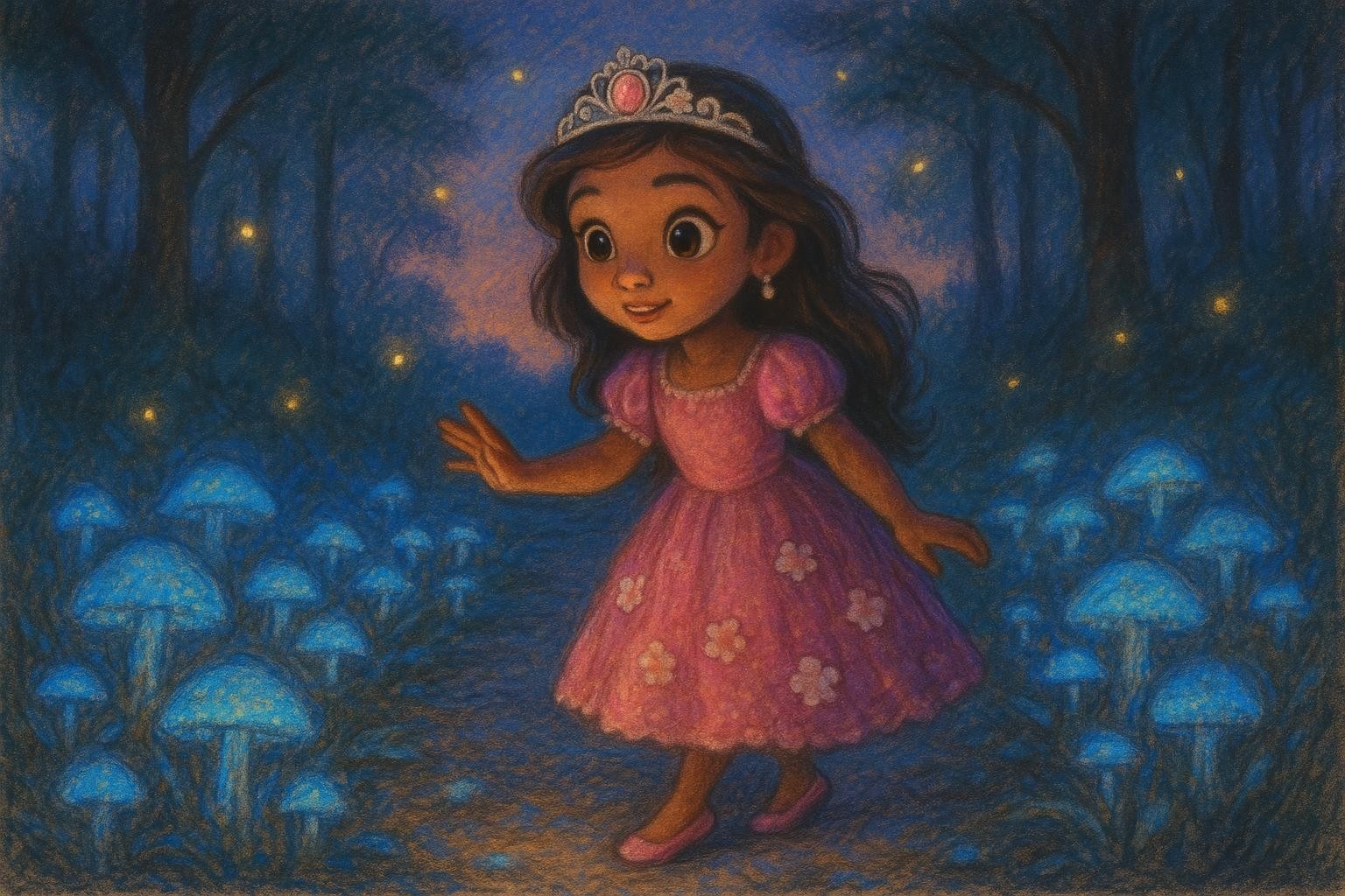 Sofia and the Whisper-Blue Way cover illustration