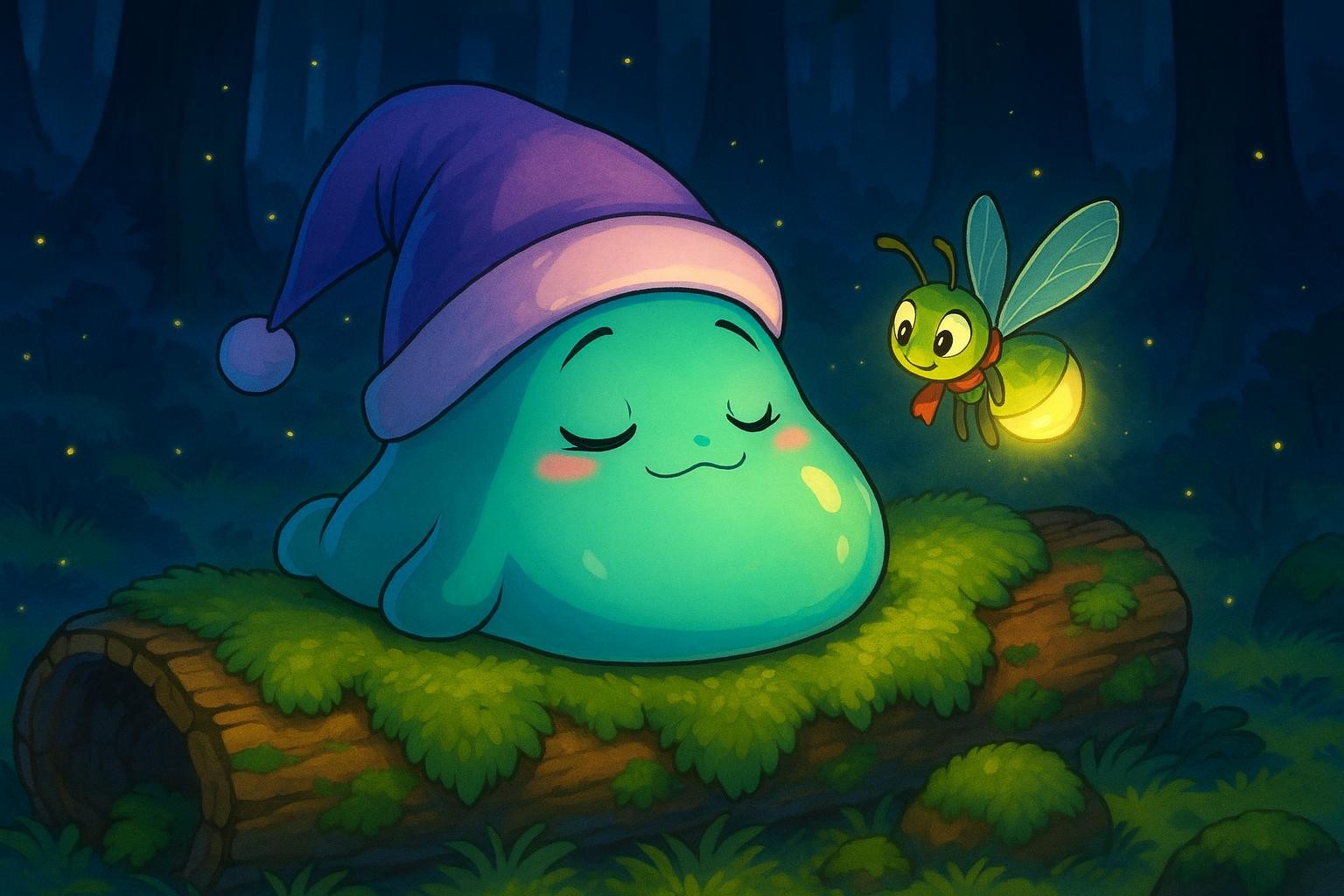 Sleepy Slime and the Fiery Surprise cover illustration