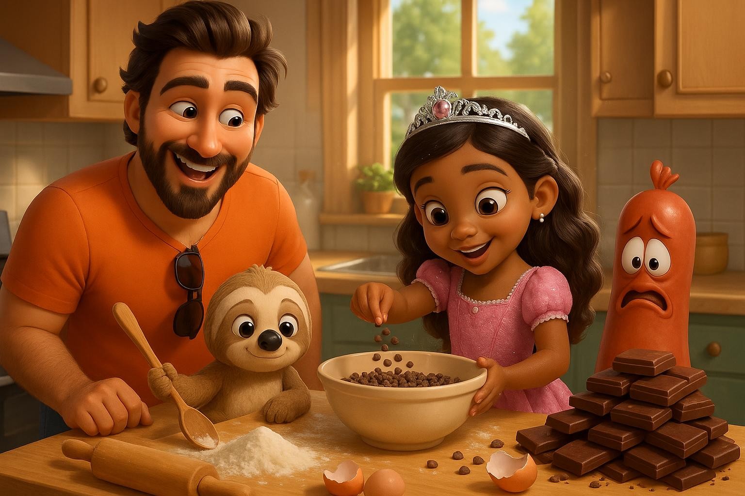 Whimpy Weiner’s Chocolate Catastrophe! cover illustration