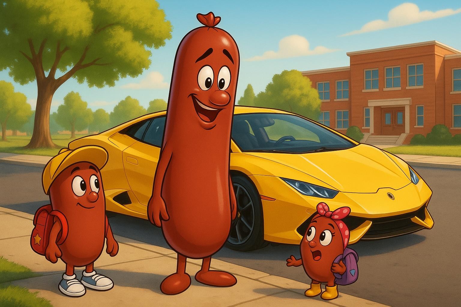 The Reluctant Roller’s Yellow Zoom-To-School cover illustration