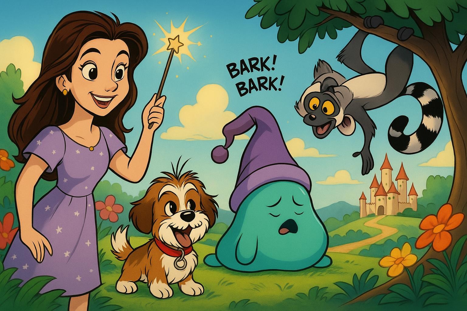 The Sleepy Slime and the Fiery Dilemma cover illustration