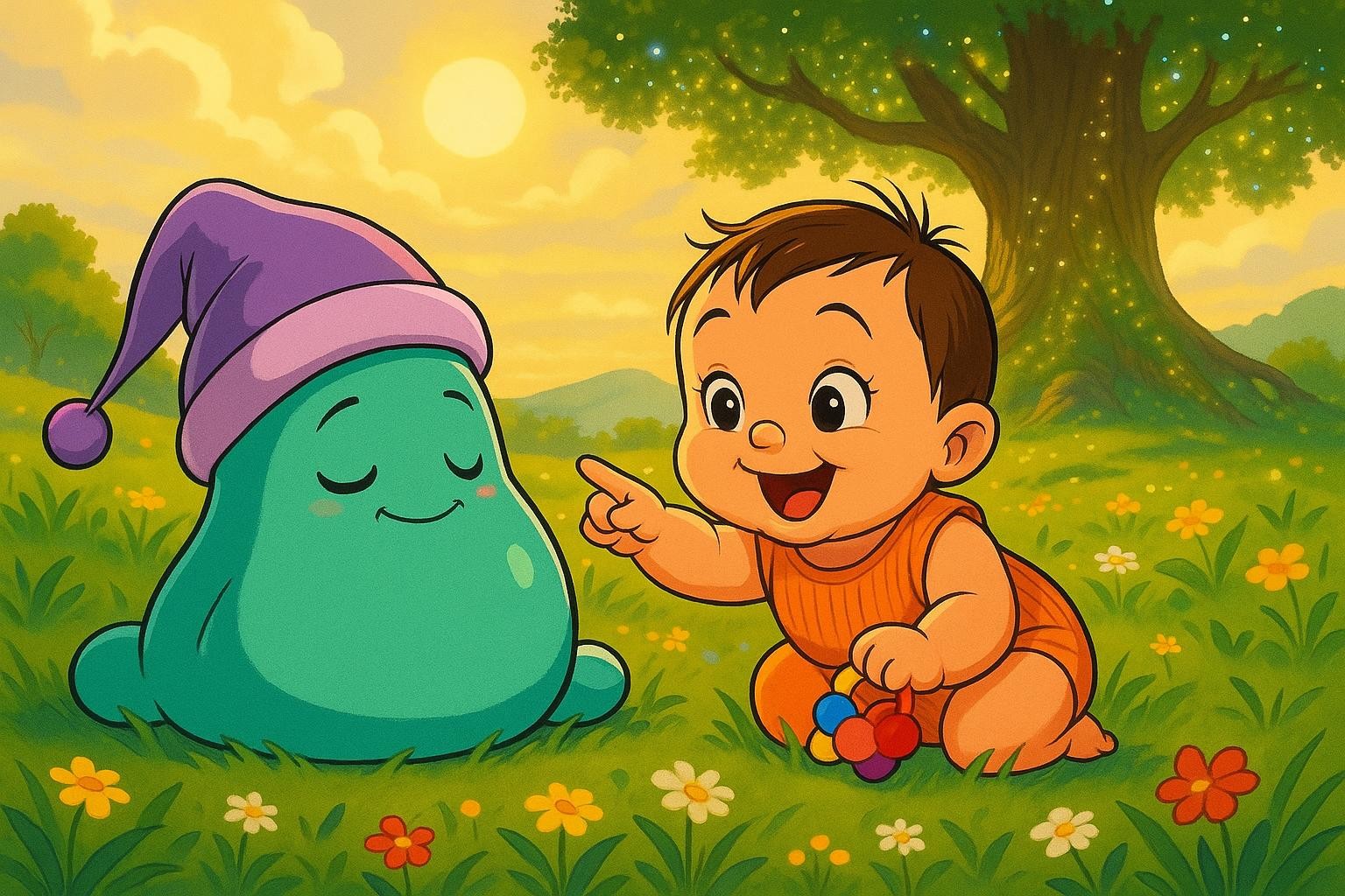 Sleepy Slime and Alice's Tremendous Tree Tale cover illustration