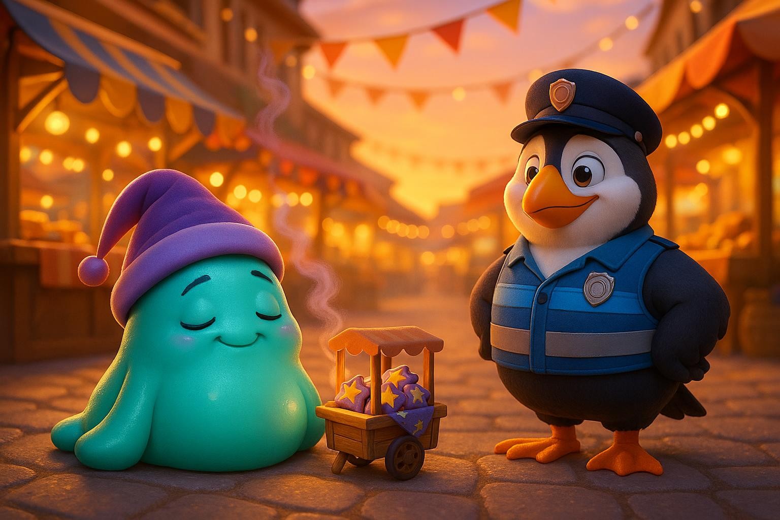 Snooze, Snooze, Share the Street! cover illustration