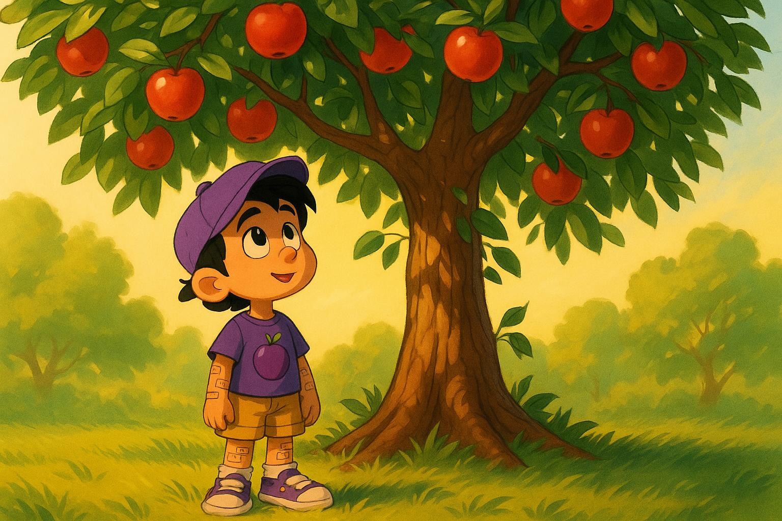 Shubu and the Big-Heart Apple Start cover illustration