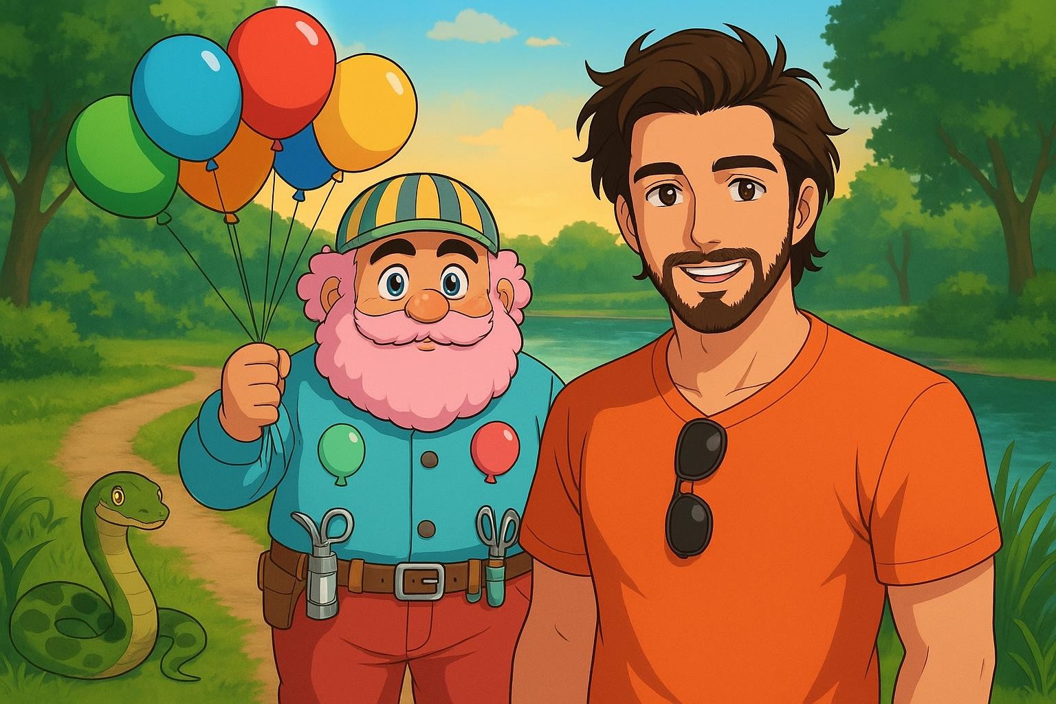 The Gentle Knot and the River Snake cover illustration