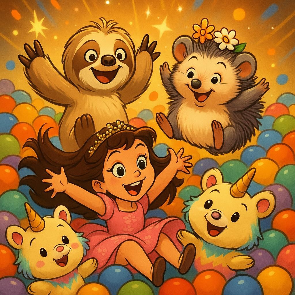 Sofia and Friends in the Ginormous Ball Pit cover illustration