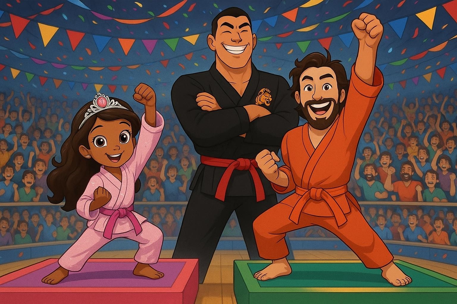 Karate Kicks and Championship Tricks! cover illustration