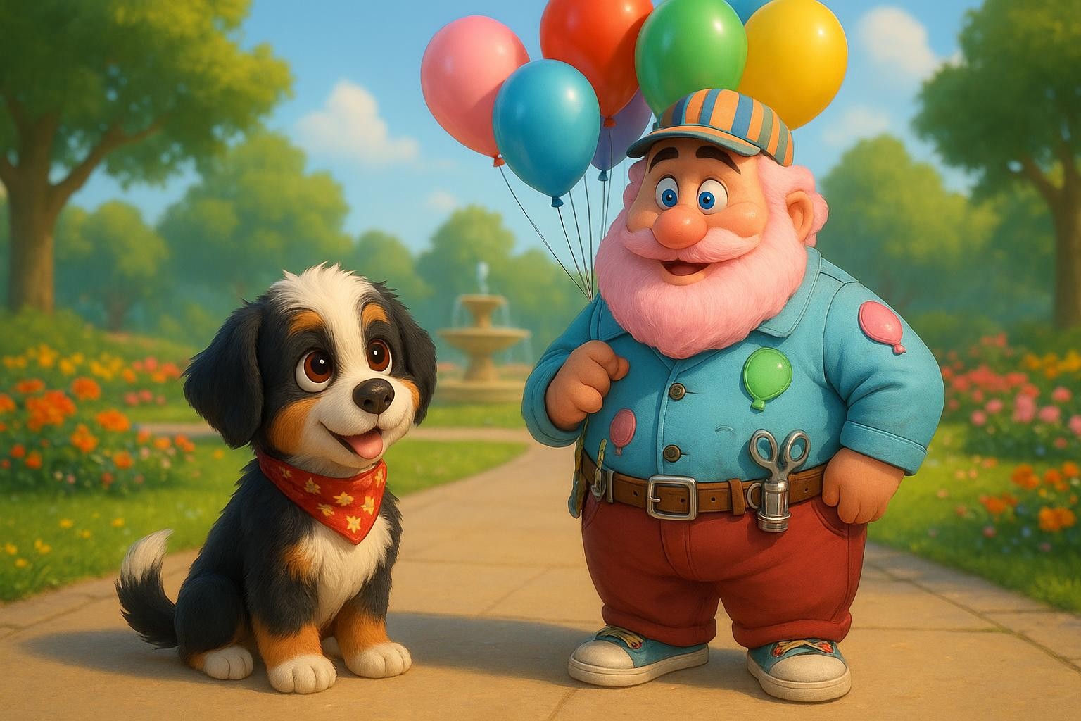 Mochi, the Missing Scissors, and the Ribbon Snake Tale cover illustration