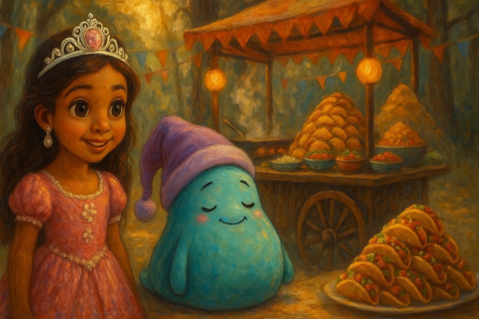 Sofia, Sleepy Slime, and the Tower of Tasty Tacos cover illustration