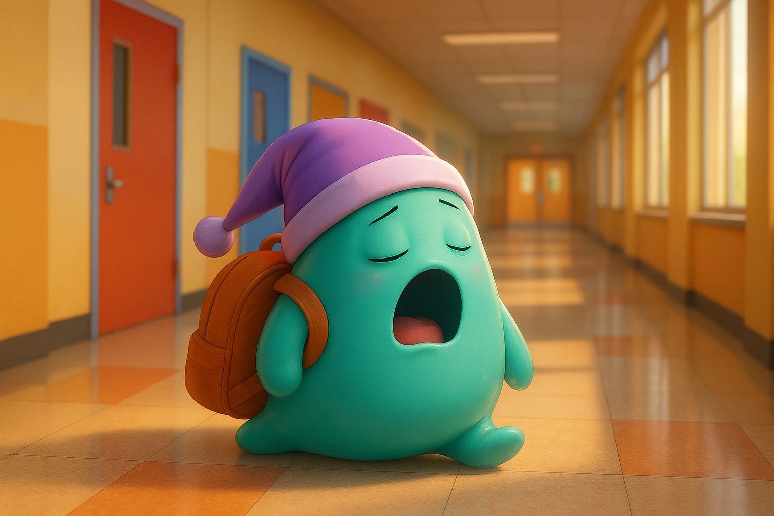 The Sleepiest Kid in Class cover illustration