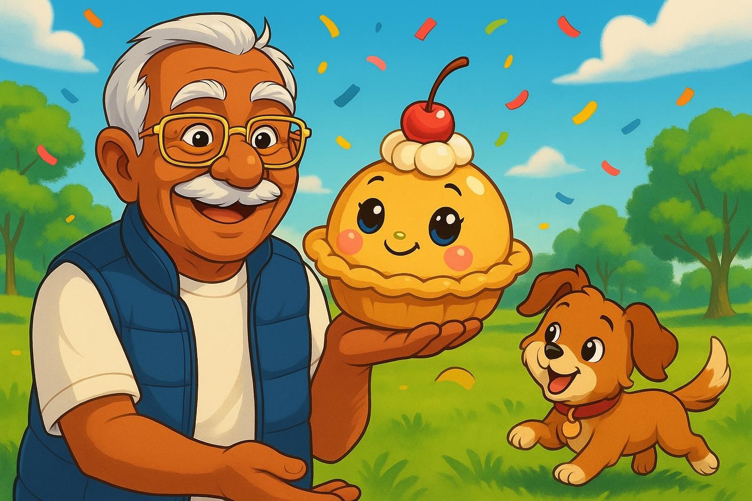 Gopal’s Cutie Pie Parade cover illustration