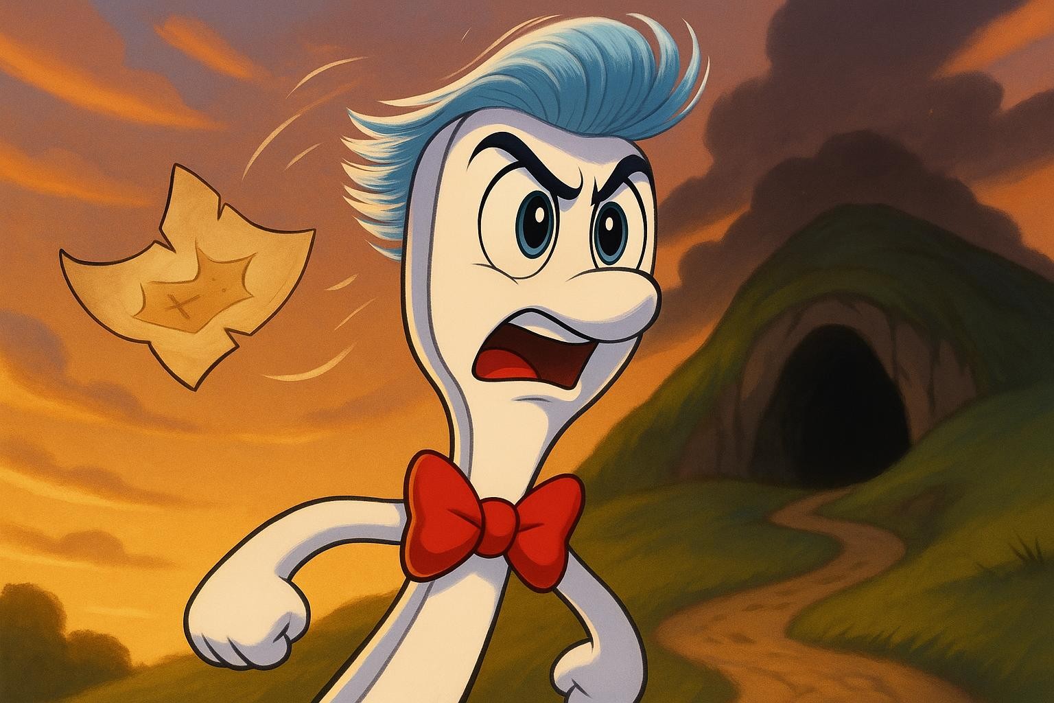 Bristle-Taps and the Squeaky Cave Giggle cover illustration