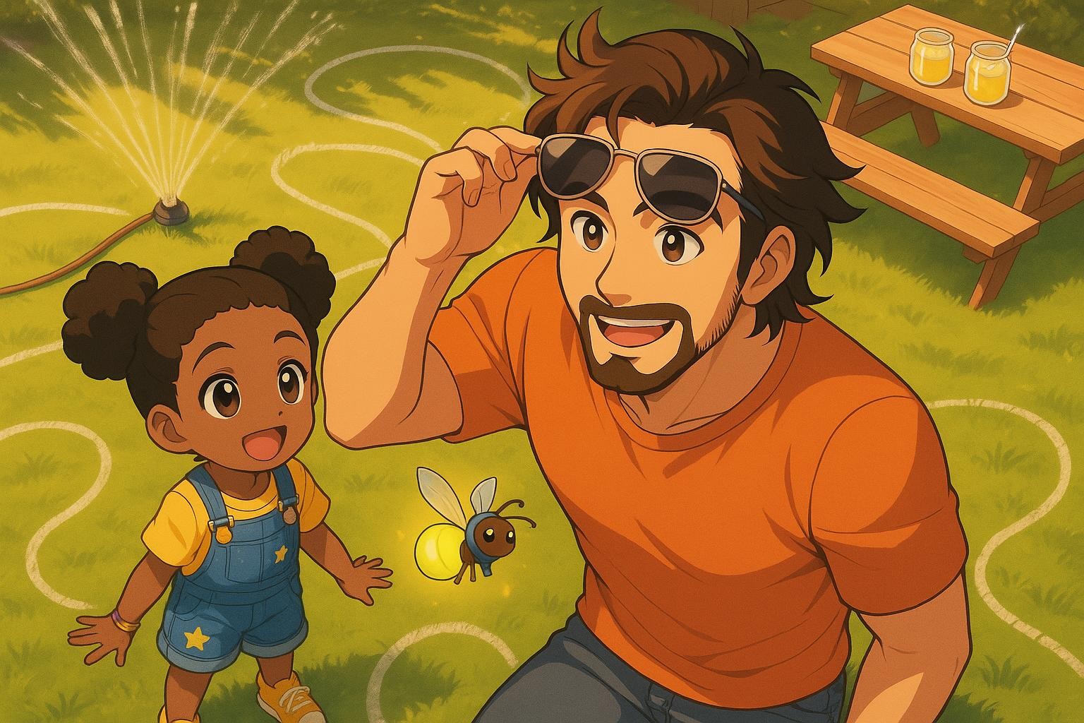 Justin and the Borrowed Spark of Play cover illustration
